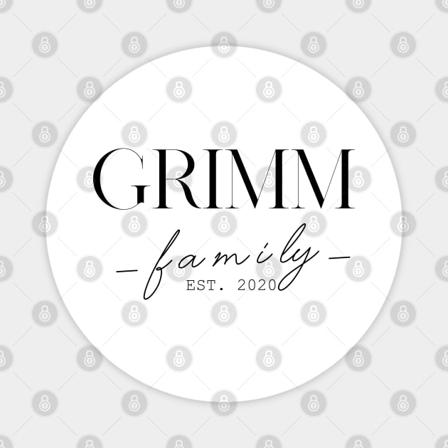 Grimm Family EST. 2020, Surname, Grimm Magnet by ProvidenciaryArtist